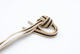 7MM Casual Shoelaces Beige&Black Blue&Red Double Color Combination High Quality Men Women Sneaker