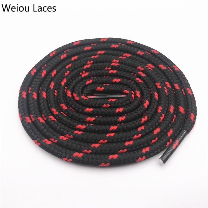 0.45cm Outdoor Unisex Casual Round Striped Sports Shoelace With Dots Bootlaces Shoestrings For Dorky