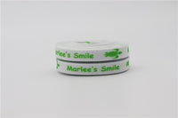 8MM White-Green Turtle Pattern High Quality Shoelace "Marlee's Smile" Letter Printing Rope изи буст