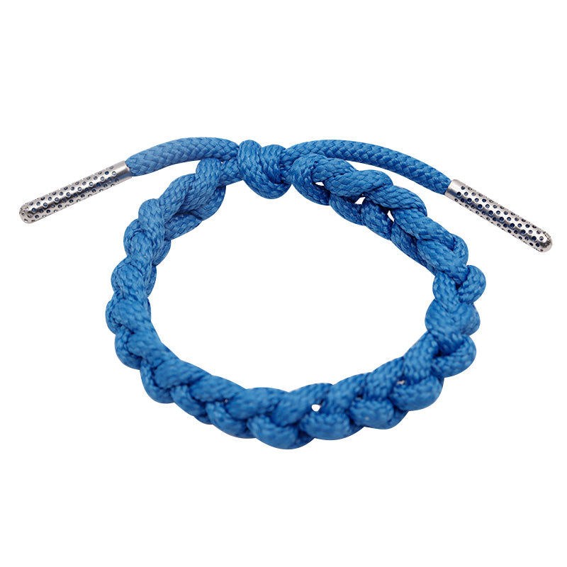 Weiou Manufacturer Fashion Accessories Polyester And Metal 15 Color Optional Braided Bracelet