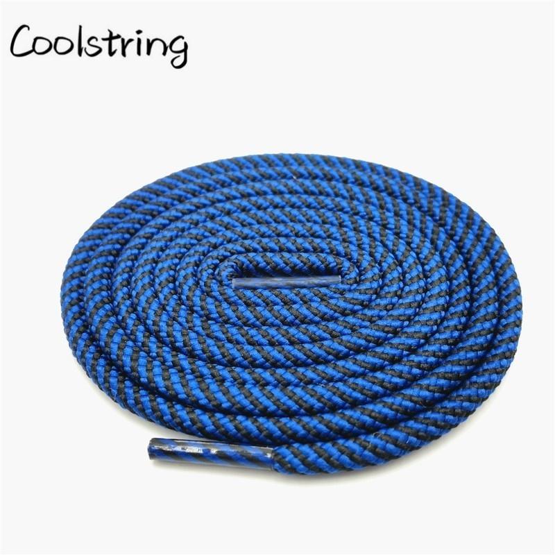 New Polyester Promotional Shoelaces 2 Colors Mixed Outdoor Sports Shoestrings Skating Bootlaces