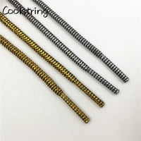 10 Colors Wavy Black Gold White Silver Metallic Thread Shoe Laces Glitter Shimmering Bootlaces For