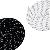 Weiou Custom Design Length And Logo Round Polyester Insert Double Twill Reflective Shoelaces For Shoes