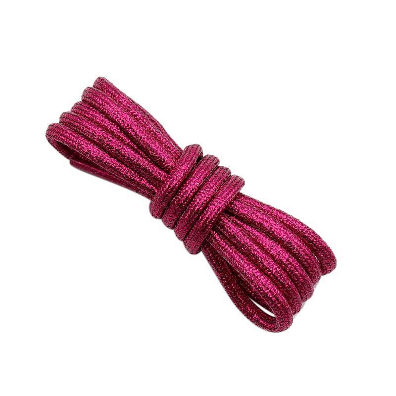 4.5MM Metallic Yarn Ropes Red Purple Pink Shoelaces Charmed Women Ladies Boots Wonder 2021 ozdoby do