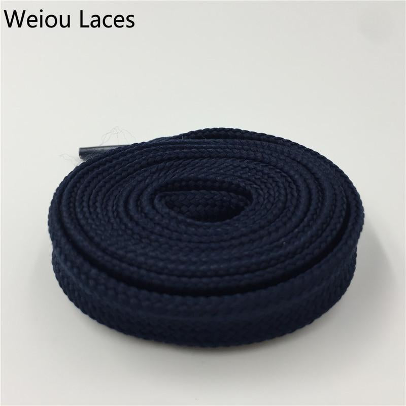 Weiou Heavy Duty Boot Laces Sneaker Colorful Athletic Designer Flat Wide Shoes Strings 1.8cm/0.7''