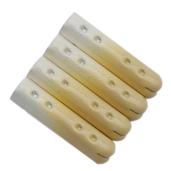 4 pcs/lot Aglets New Arrival 4*22mm Chinese Antique Style flute Type Lace Ends White Apricot Shoe