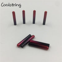 4pcs/Set New 3.8x22mm Gradient Seamless Electric Plating Painted Metal Tips Replacement Bullet Head