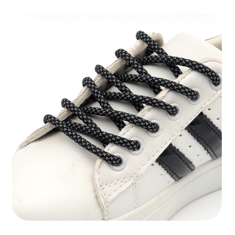 4.5MM High-Ranking Reflective Shoe Accessories Eye-Catching Shoelaces Daily Traveling Nice Street