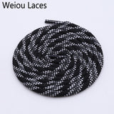 Weiou 6mm New Shoelaces Round Drawstring Waist Sweater Hat Rope Polyester Fashion Grey Red Black