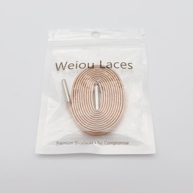 Weiou 0.7CM Top Laces Shining In Dressshoe Boots Gift Packaging Shoe Strings Flat Shoe Decoration