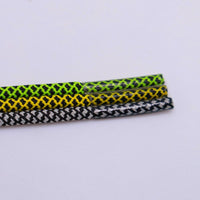 Weiou Vogue Shoe Accessories 3MM Nice Polyester Shoelaces Green Yellow Promotion Gift Youth Ropes