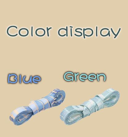 Premium 7MM Cyan Blue Color Heat Transfer Printing Luxury Shoelaces Men Women Sneaker 2021 Funny