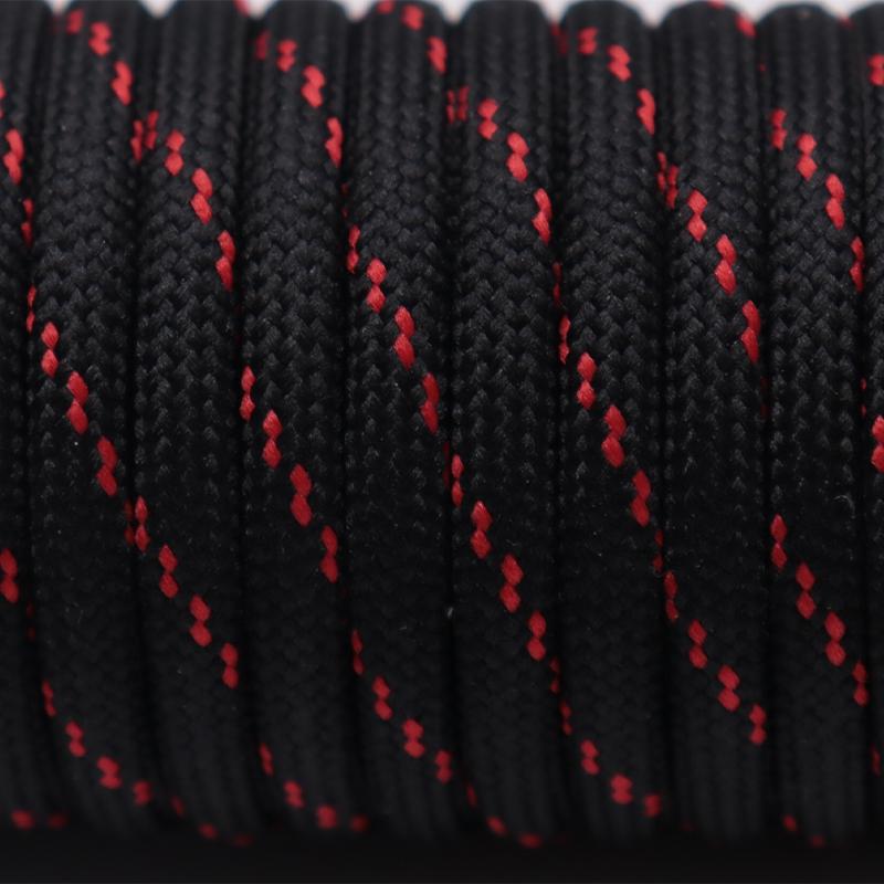 4.5MM Double Color Plaid Pattern Ropes With Plastic Tip Cheaper Shoelaces Clothing Polyester Hat