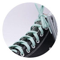 7MM Top Flat Reflective Trendy Shoelaces Pretty Shining shoestring In Light  Walk Running Boot Sport