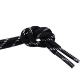 4.5MM Black White Eco-Frendly Material Polyester Normal Ropes For Running Jogging Boots Shoes