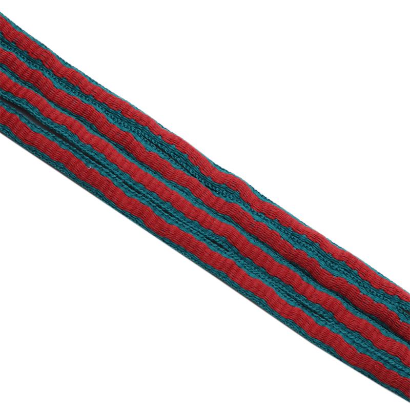 Weiou 6mm Oval Green Red Two Toned Shoelaces Polyester Semicircular Laces Fashion Shoestrings