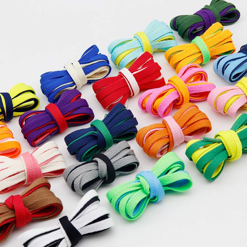 Weiou Shoe parts & Accessories Hot SaleTop 10 Custom Design Two-Color Mixed Shoelaces With Drop-Shipping