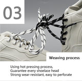 5.5MM Classic Hiking Shoe Ropes Red White Black Simplicity Combination Cheaper Shoelaces Durable