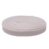 8.5MM Polyester Cotton Shoelaces Top Clothing Accessories Solid Beige Thick Hat Ropes Bundled Tools