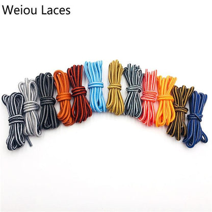 Polyester Ropelace Anti-skidding Outdoor Shoelaces Climbing Latchet Hiking Mountaineering Two Tone