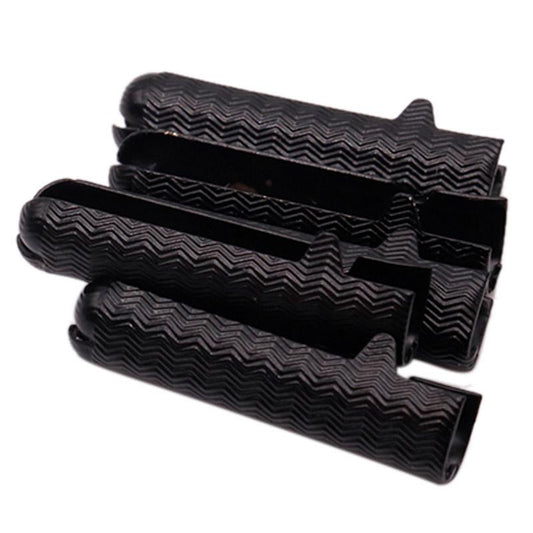 New Ropes End 4*22mm Gun Black Spiral Pattern Metal Shoelace Aglets The Durable Tips Of Laces