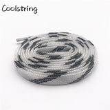 7mm Double Layer Shinning Colorful Glitter Shoelaces Long Shoe Laces White Black Red Gold Silver