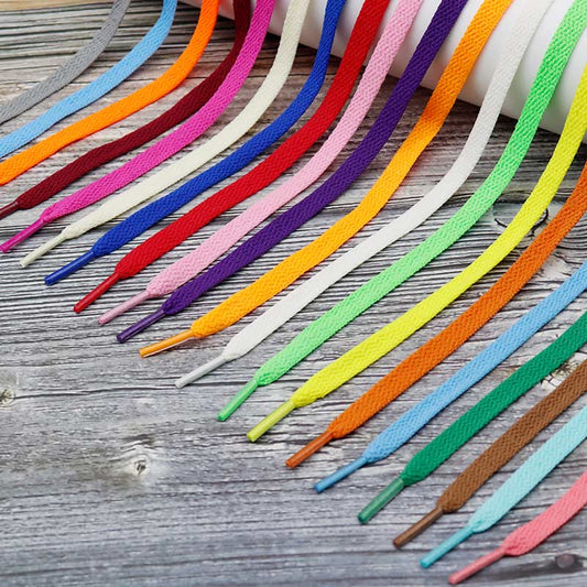 Weiou Shoe parts & Accessories Hot SaleTop 10 Custom Design Two-Color Mixed Shoelaces With Drop-Shipping