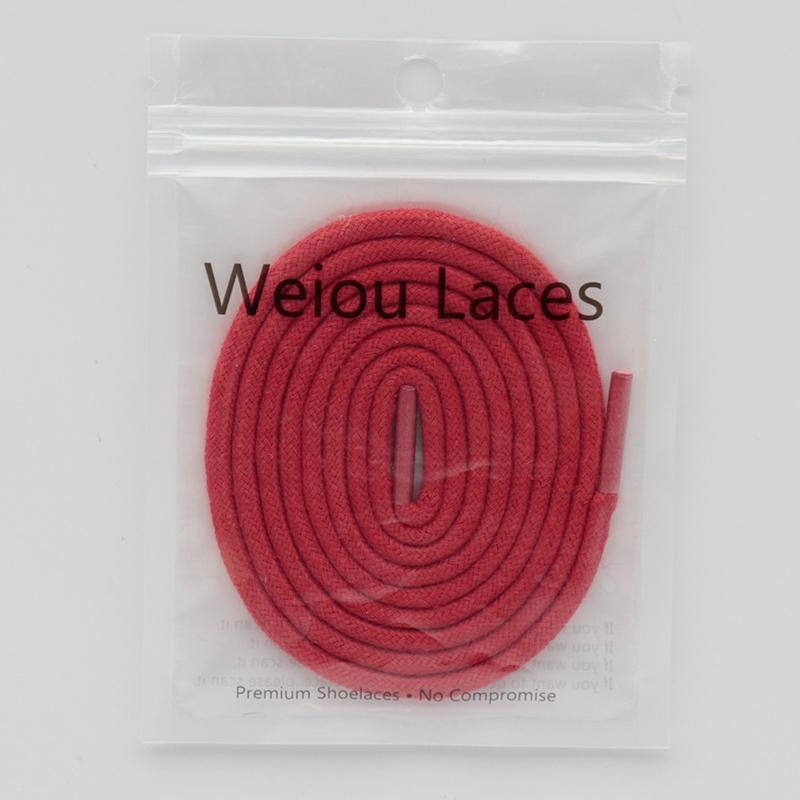 Weiou Laces Store 5MM Round Shape Waterproof Yellow/Red Girl's Swimming Waist 100% Cotton Waxed Easy