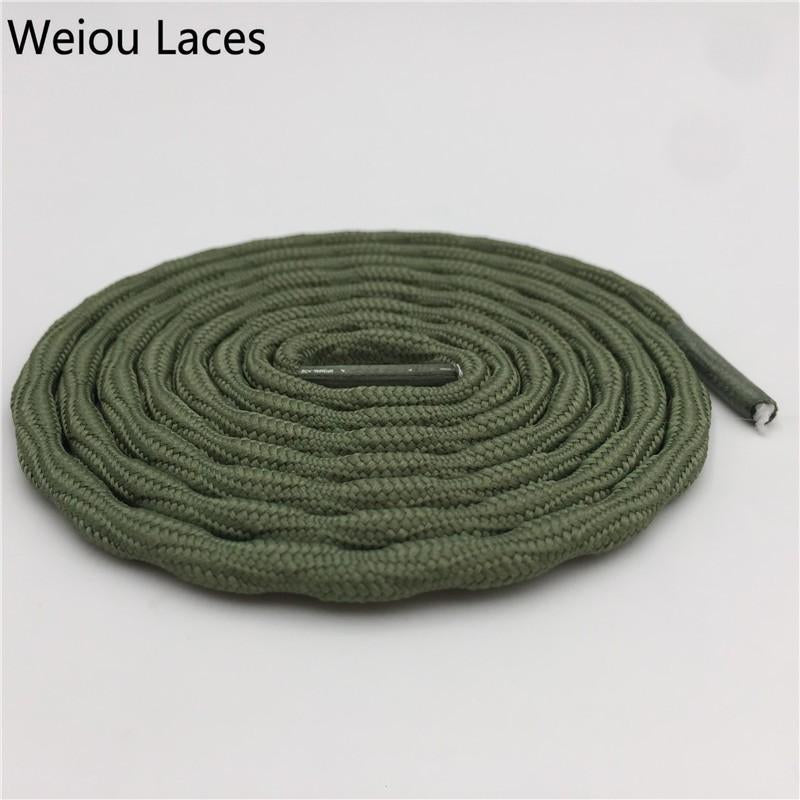 Weiou Mountaineering Shoelaces 0.45 CM Rope Wave Anti-Skidding Shoestrings For Men Outdoor Boots