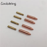 4pcs/set Luxury 5.6-26mm Mirror Polishing Shoelaces Metal Tips DIY Round Bullet Aglets Screw On