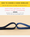 Weiou Shoe Accessories Support Custom Design for Sneaker Shoes 8mm Width Flat Cotton Fabric Mesh Shoelaces