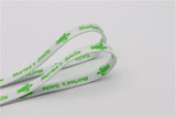 8MM White-Green Turtle Pattern High Quality Shoelace "Marlee's Smile" Letter Printing Rope изи буст