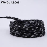 Weiou 6mm New Shoelaces Round Drawstring Waist Sweater Hat Rope Polyester Fashion Grey Red Black