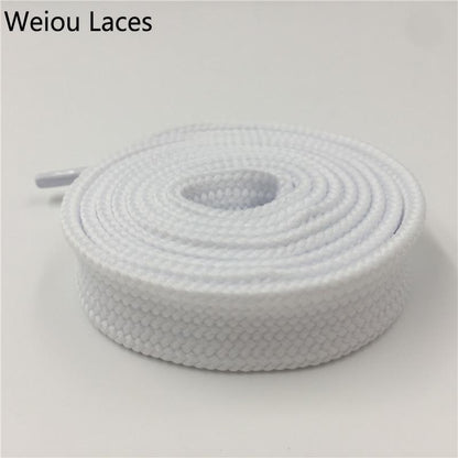 Weiou Heavy Duty Boot Laces Sneaker Colorful Athletic Designer Flat Wide Shoes Strings 1.8cm/0.7''