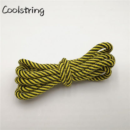 New Polyester Promotional Shoelaces 2 Colors Mixed Outdoor Sports Shoestrings Skating Bootlaces