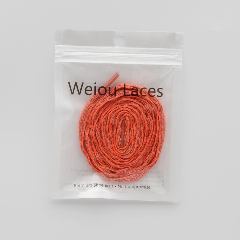 Weiou 6MM Unique Laces Luminous Athletic Lacet Luxury 3M Reflective Ropes For Trendy Men Women