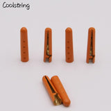 4 Latchet Fluorescent Yellow Orange Painting Metal Tips For Shoelace Drawstring Clothing Hoodie DIY