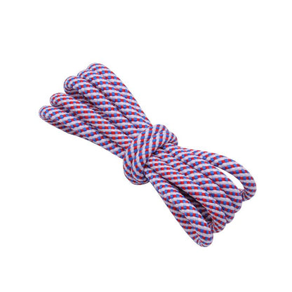 Weiou Sport Sneaker Canvas Shoelaces 0.45 Cm Diameter Round Rope Three Color Spiral Polyester Shoe