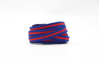 7MM Casual Shoelaces Beige&Black Blue&Red Double Color Combination High Quality Men Women Sneaker