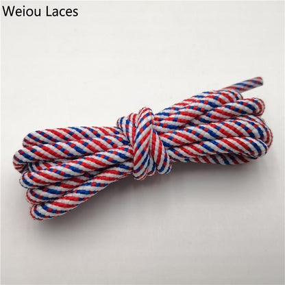 Weiou Genuine Classic New Outdoor Round Rope Laces 3 Colors Mixed Climbing Shoelaces Fashion Travel