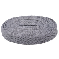 Weiou Wholesale Shoe Accessories Support Custom Length And Color Cheap 8mm Width Flat Cotton Fabric Mesh Shoelaces