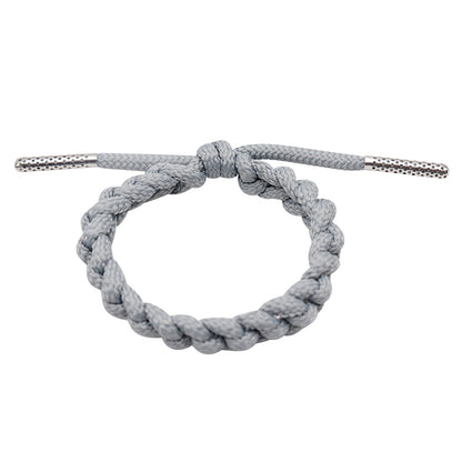 Weiou Manufacturer Fashion Accessories Polyester And Metal 15 Color Optional Braided Bracelet