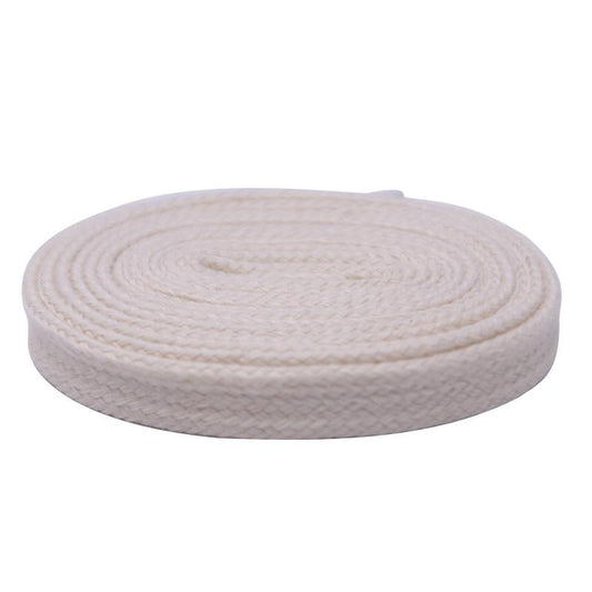 Official Weiou Shoelace Clothing 8.5MM Solid Polyester Beige Cotton Laces Thick Hat Canvas Cord