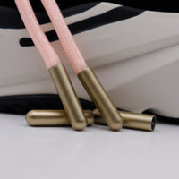 Weiou Manufacturer Metal Accessories Brass Metal Golden Color Custom Drawstring Hoodie Lace Aglet