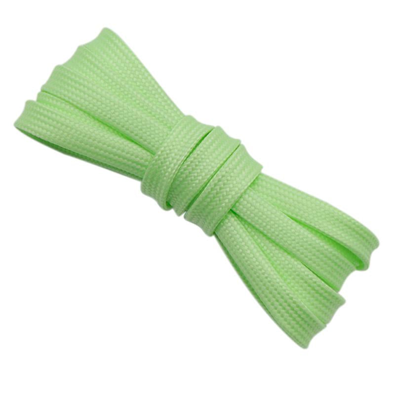 New Arrival Night Shoelace Flat Shoe Laces Luminous Glow In The Dark Athletic ShoeLace 7mm Colorful