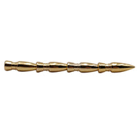 Weiou Manufacturer Metal Shoe Accessories Draw Cord Tips Golden Bullet Alloy-Metal Head Shoe Decoration