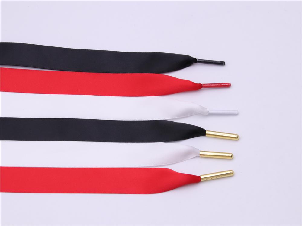 Ribbon Wide Shoelaces Women Canvas Casual Lacet 50-200CM Free Metal Tip Install For Shoe Cords