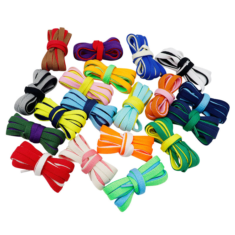 Weiou Shoe parts & Accessories Hot SaleTop 10 Custom Design Two-Color Mixed Shoelaces With Drop-Shipping