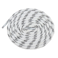 Weiou New 0.45CM Diameter Black And White Tricolor Reflective Polyester Shoelaces Women Men Children