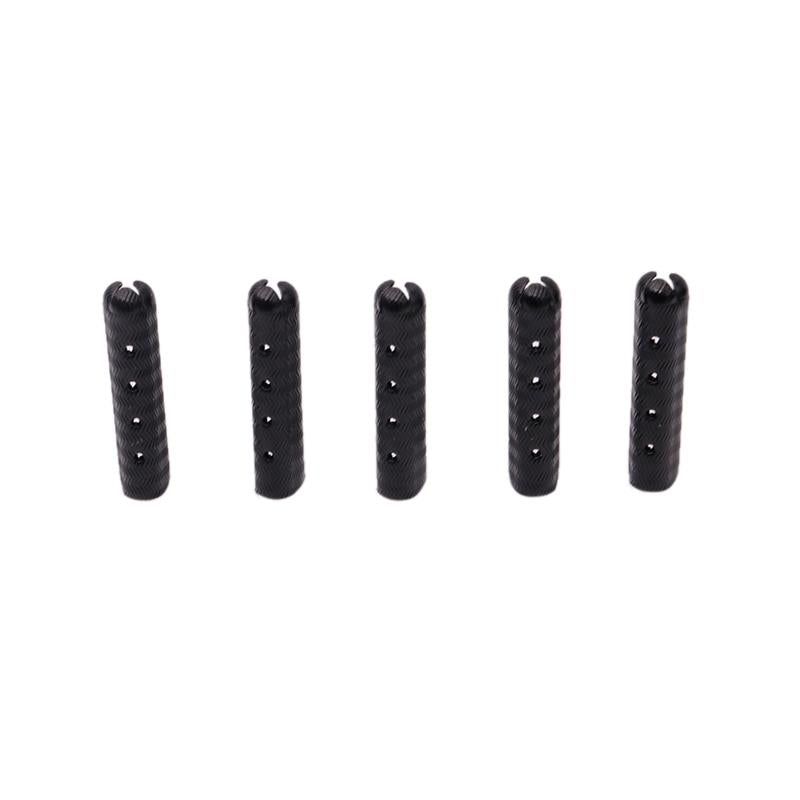 Weiou New Sneaker Aglets 100 pcs/lot 4mm*22mm Gun Black Spiral Pattern Metal Boot Ropes End The